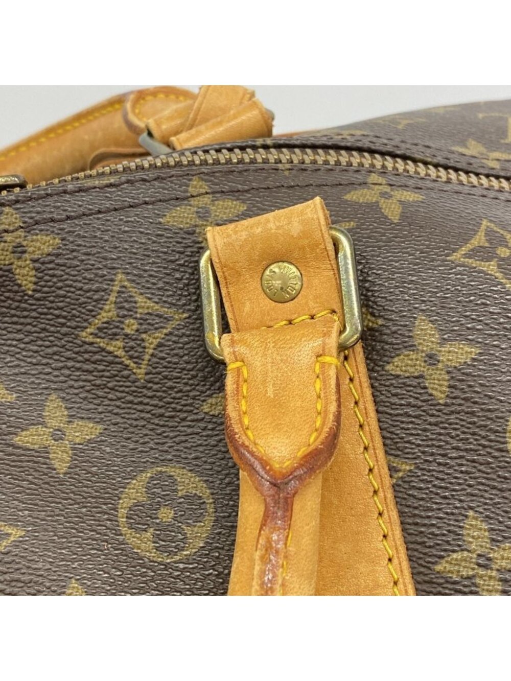Louis Vuitton Boston Bag Monogram Keepall 60 Brown - Picture 10 of 15